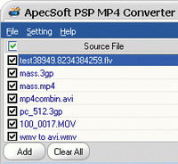 ApecSoft PSP MP4 Converter  (1) icon